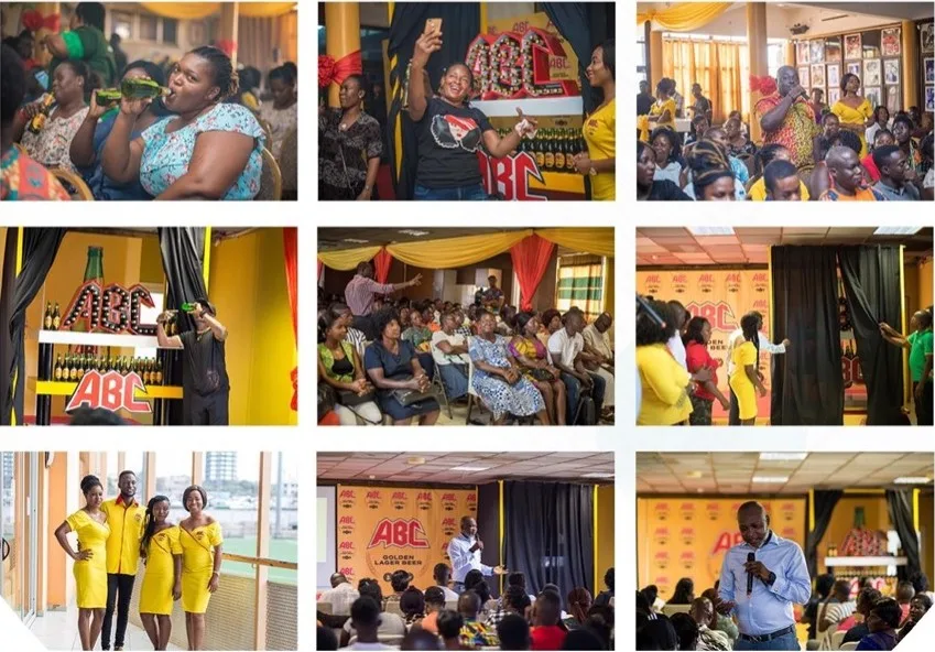 Photo collage: ABC Golden Lager event
