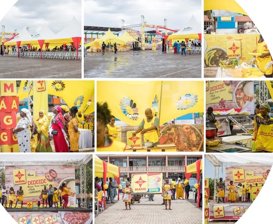 Photo collage: Maggi Dedede (Nestlé) event